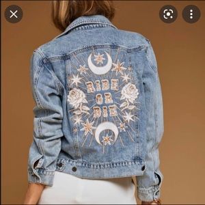 Ride or Die Denim Jacket